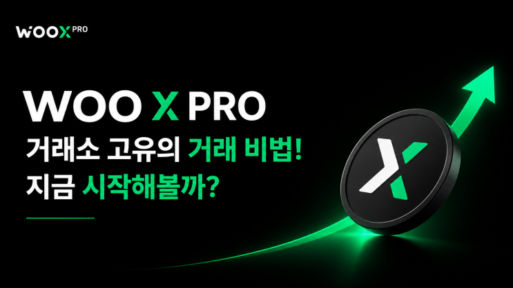  WOO X PRO 거래소 고유의 거래 비법! 지금 시작해볼까?