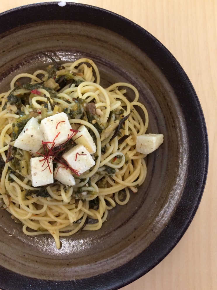  용산역 혼밥 맛집 마다밀 시래기파스타 제철에이드 내돈내산 후기