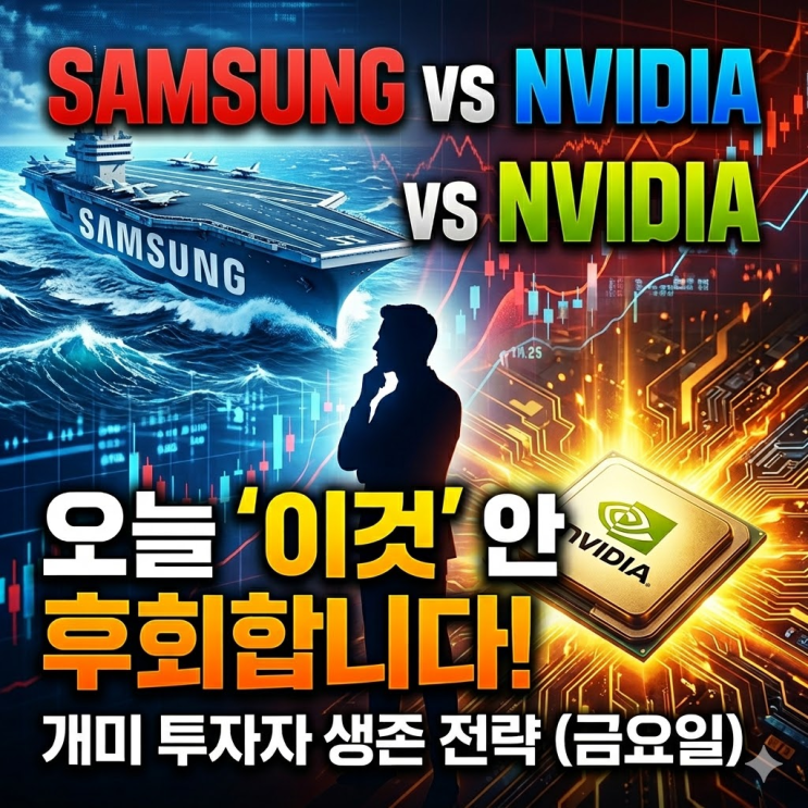  "삼전 버티기 vs 엔비디아 추격" 주말 사이 피눈물 안 흘리려면 '이것' 확인하세요