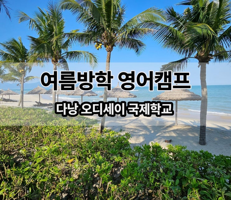  베트남 다낭 국제학교 영어 캠프 한달살기 비용 후기