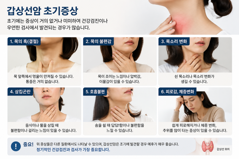 26년 5월 갑상선암 초기 확진 대구 병원 선정 세침검사 종양크기