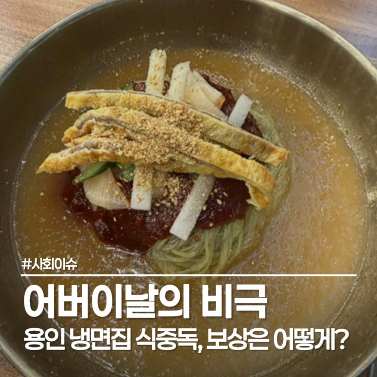  기흥구 냉면집 식중독 356명 경악 vs 리모델링 휴무 공지 논란의 실체