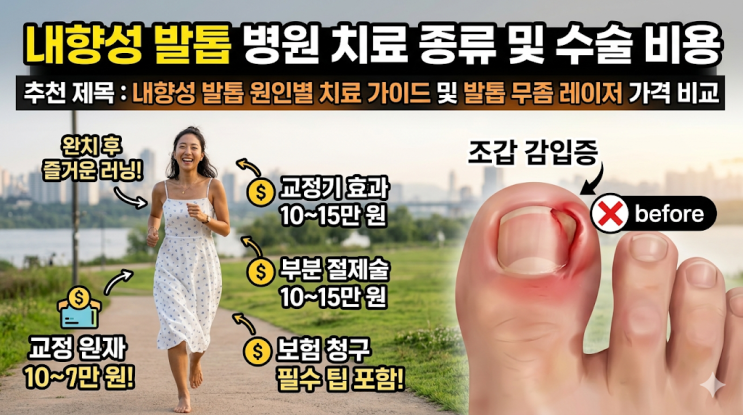  파고드는 내향성 발톱의 고통, 재발 막는 전문 교정기 효과와 단계별 치료 가이드