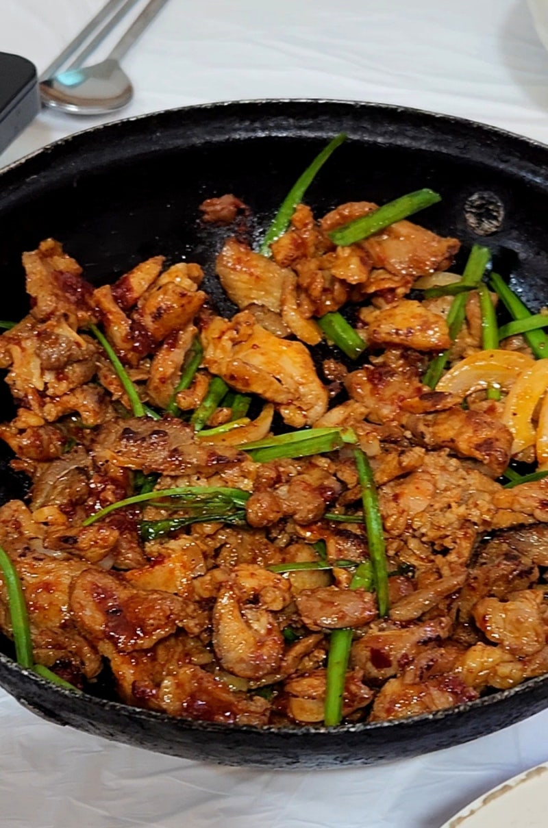 불향가득 돼지고기 백반 맛집 순천 시내 거시기식당 돼지불백 가성비 만원의행복