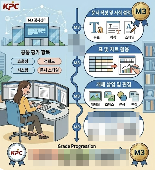  한국생산성본부(KPC) ICDL KOREA ICDL Module3 : M3. 워드프로세싱 자격증 소개