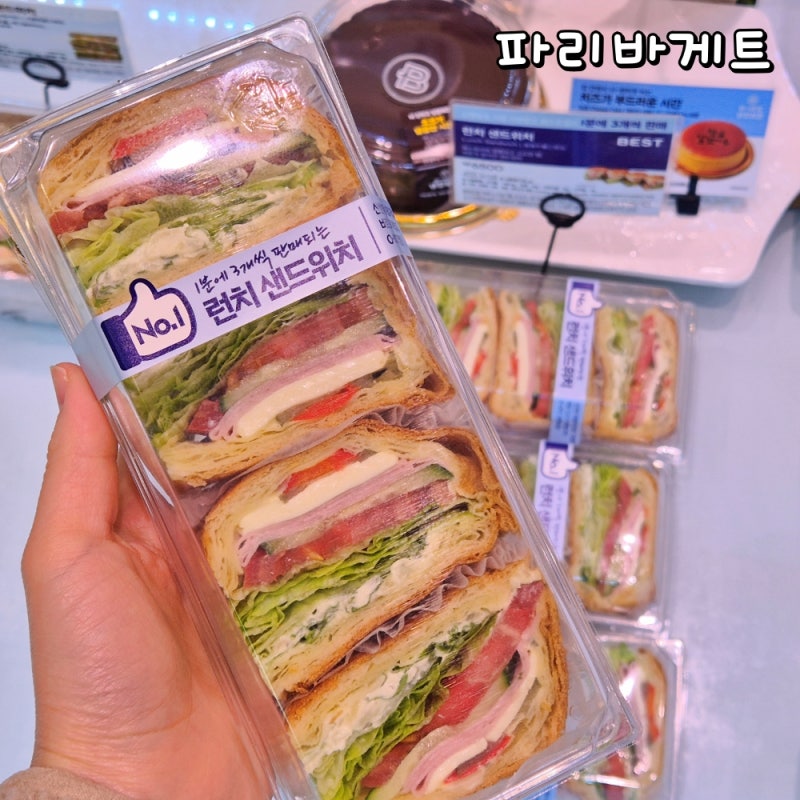파리바게트 샌드위치 종류 파바 런치 플러스 샌드위치 가격