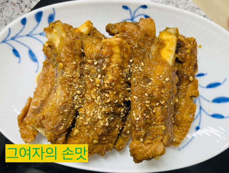 돼지쪽갈비 - 쪽갈비찜 - 돼지갈비찜레시피 - 돼지쪽갈비찜
