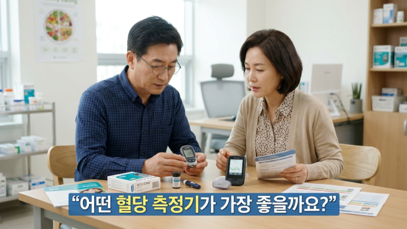 연속혈당측정기 vs 무채혈 혈당측정기 비교 추천 가이드 2026