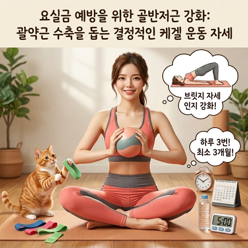 "요실금 예방을 위한 골반저근 강화" 괄약근 수축을 높여주는 결정적인 케겔 자세