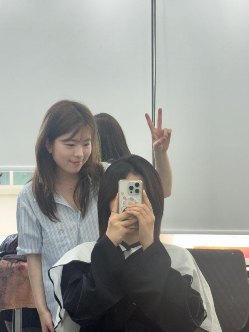 교대역 미용실 오즈 서초교대점 선욱디자이너 아윤채모발케어