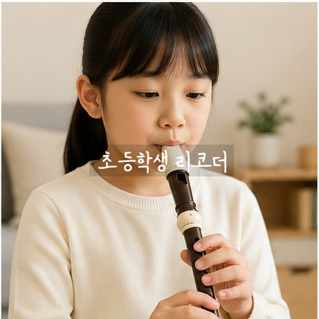 초등학생 리코더 운지법 잘하는법 쉽게 익히기