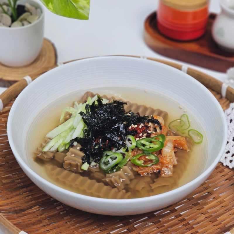 도토리묵 냉국 냉면육수 레시피 에어컨 대신 묵사발로 더위 싹 속은 뻥