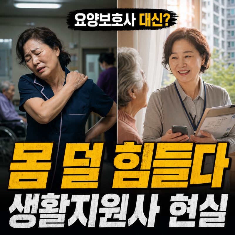 요양보호사 힘들다더니… 5060 여성들 생활지원사로 몰리는 이유 (월급은?)