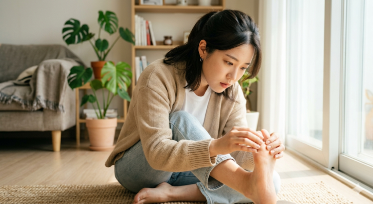  발톱에 생긴 세로줄, 내 몸이 보내는 위험 신호일까?