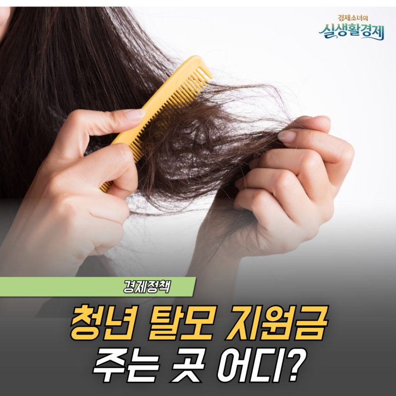 청년탈모치료지원금 주는 곳 어디? 요즘은 생존문제라 하던데