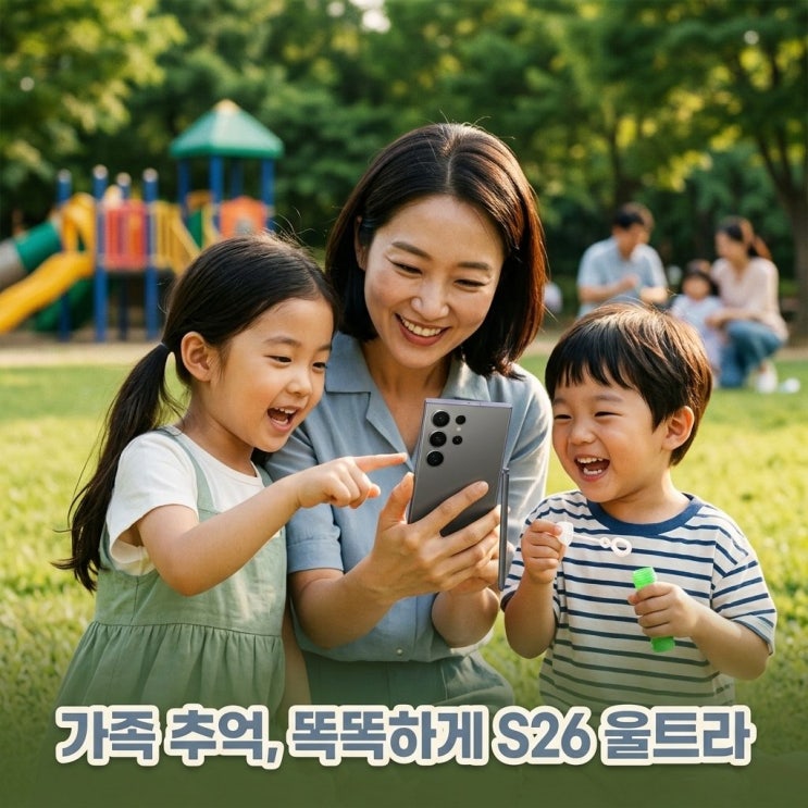  가족 일상을 똑똑하게 담는 삼성 공식 갤럭시 S26 울트라 256GB SM-S948N 자급제 후기