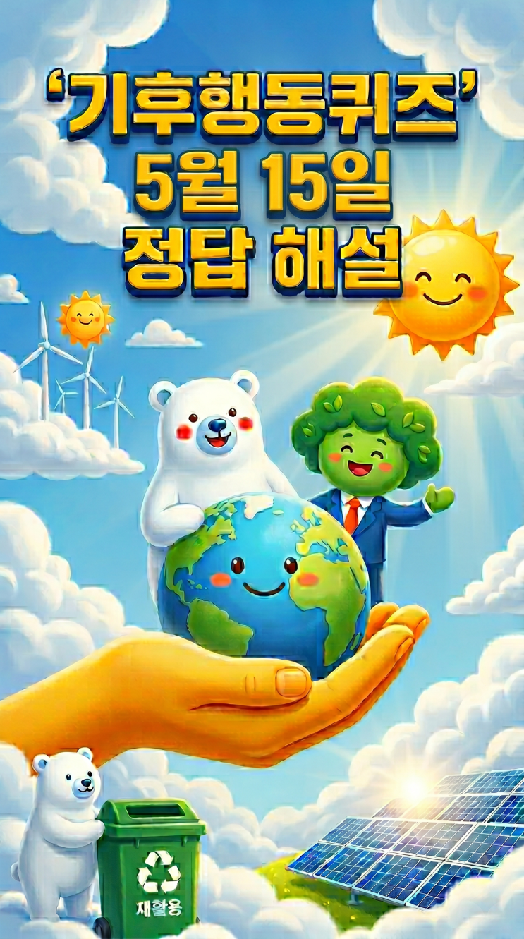  기후행동퀴즈 5월 15일 정답 공개, 오늘 문제 해설·물 부족과 농작물 생장의 상관관계