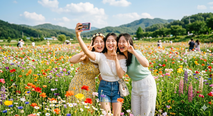  "라벤더, 장미는 지겹다!" 5월의 코스모스? 지금 당장 가야 할 역발상 꽃구경 명소 TOP 3 지도 (양귀비, 샤스타데이지, 금계국)