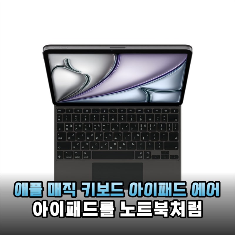 애플 매직키보드 아이패드 에어 11인치 M2 M3 모델 후기 장점 단점 스펙 총정리