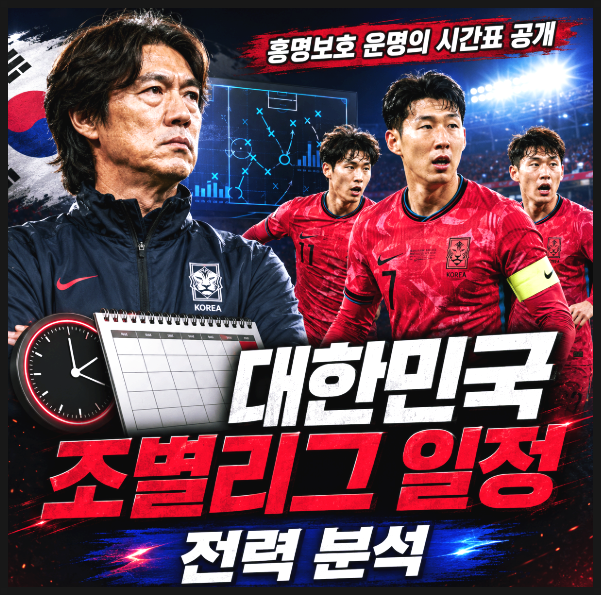  홍명보호 운명의 시간표 공개, 대한민국 조별리그 일정 및 전력 분석