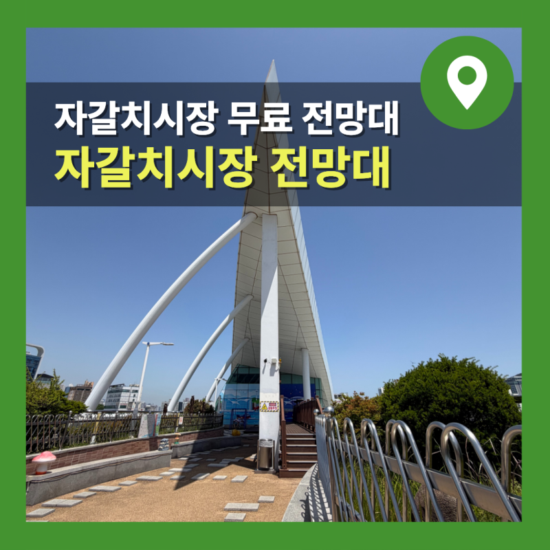 부산 자갈치시장 전망대가는법 주차장 총정리