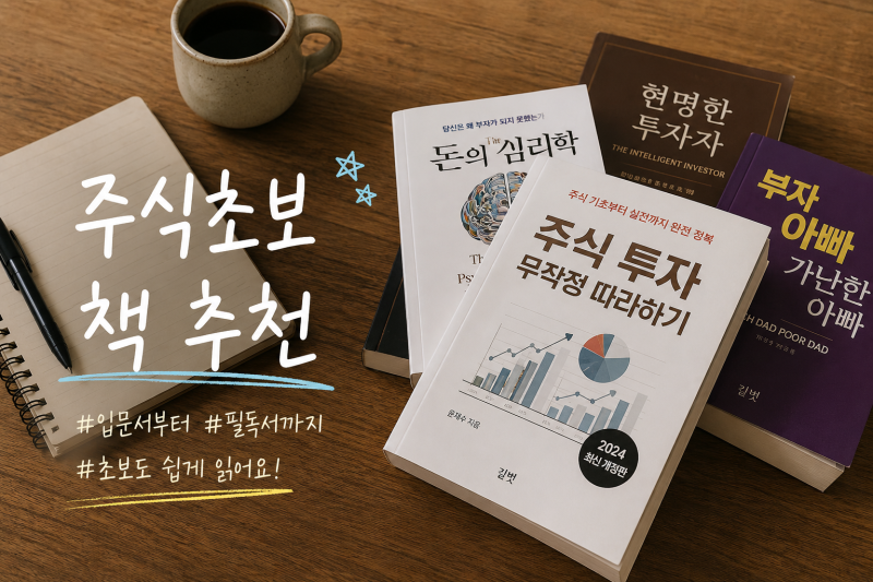 주식초보 책 추천｜처음 주식 공부할 때 진짜 도움됐던 입문책 정리