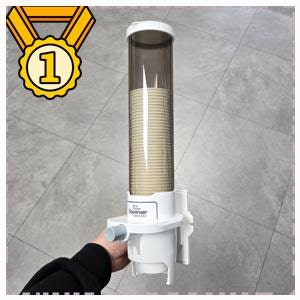 가성비 괜찮은 정수기 종이컵 거치대세트 원터치 종이컵 디스펜서 1대 + 6¸5온스 종이컵 50개....