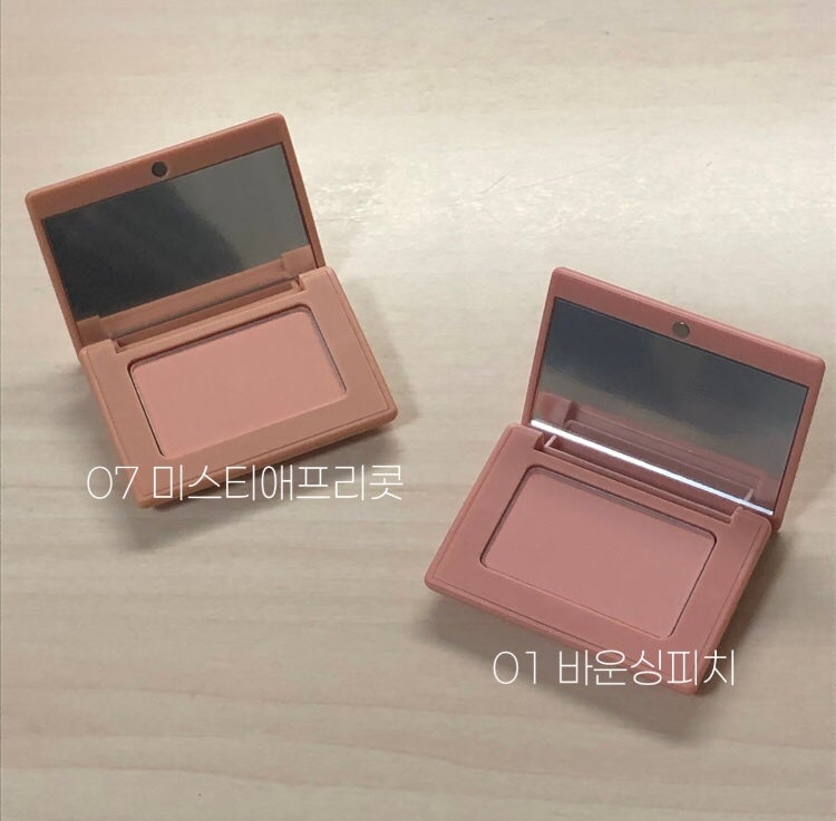 봄웜 핑잘봄 복숭아,살구 블러셔 | VDL 치크스테인 블러셔 미니 01 바운싱피치, 07 미스티 애프....