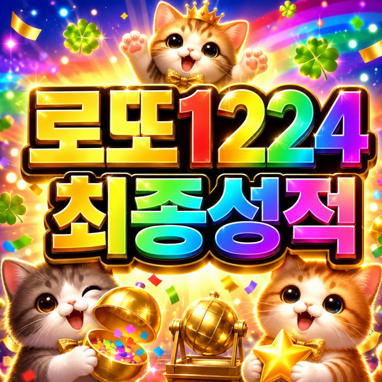  2026 로또 1224회 최종 성적, 자동부터 AI 조합까지 결과가 갈린 핵심은!? 