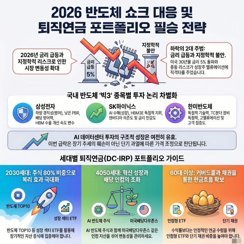 퇴직연금 ETF 순매수 1위가 반도체라고? 2030·4050·60대 맞춤 전략 정리