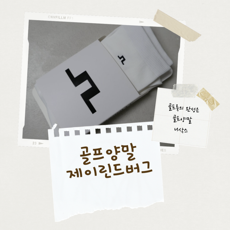 여성 골프양말 제이린드버그 썸머 니삭스(실제후기)