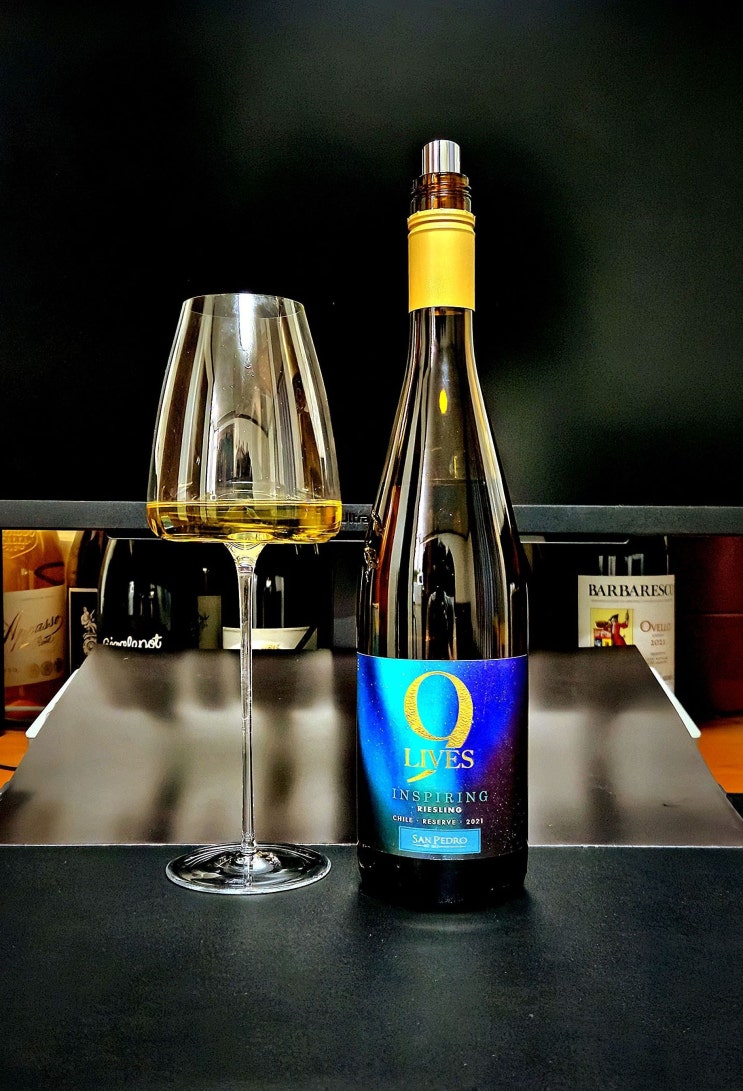  [화이트] 산 페드로 9 라이브스 리슬링 2021 San Pedro 9 Lives Reserve Riesling 2021 칠레 와인 리뷰