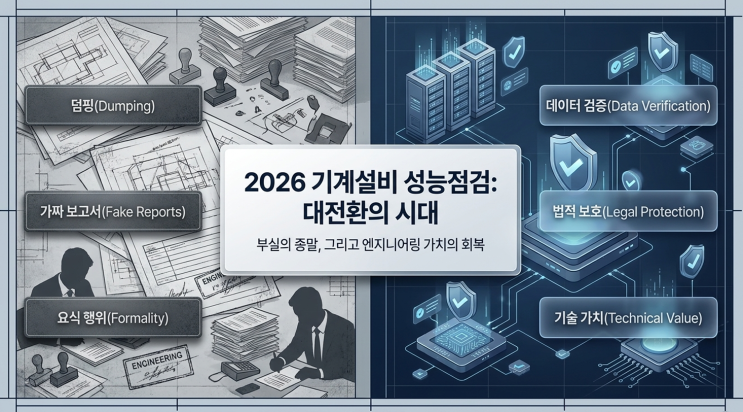  기계설비 성능점검 결과보고서 의무제출! AI 투입.