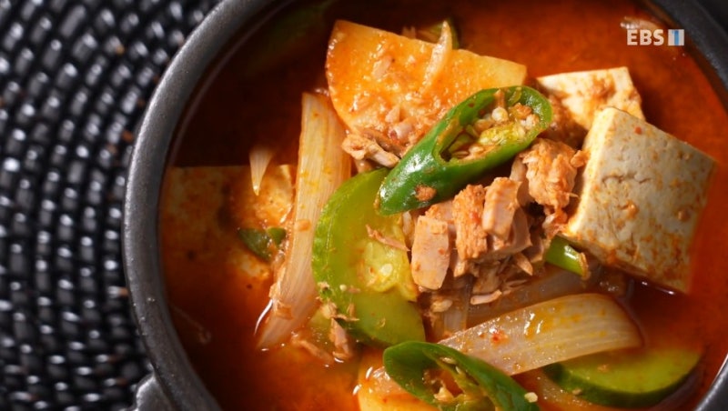 호박 고추장찌개 레시피 참치고추장찌개 참치요리
