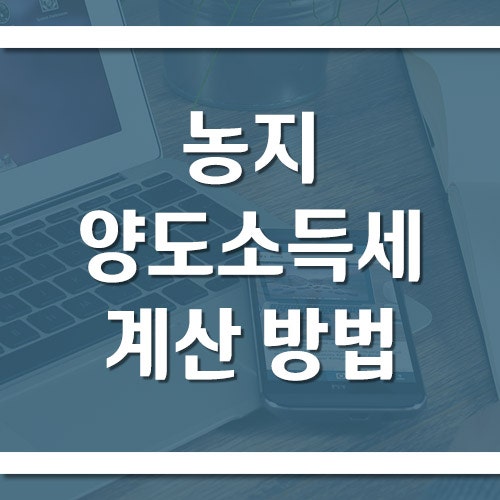 농지 양도소득세 계산 방법, 8년 자경 감면 그리고 절세 전략은?