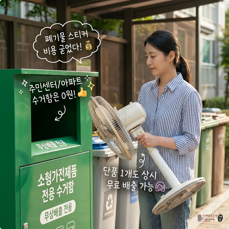 선풍기 버리는법 스티커 비용 아끼고 과태료 피하는 올바른 폐기 요령