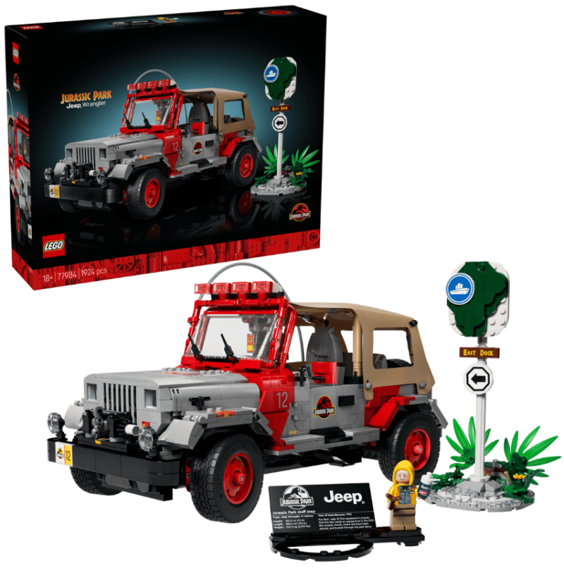 “그 장면이 레고로 돌아왔다” 레고 쥬라기 월드 #77984 Jurassic Park JeepWrangler 소개｜90년대 영....