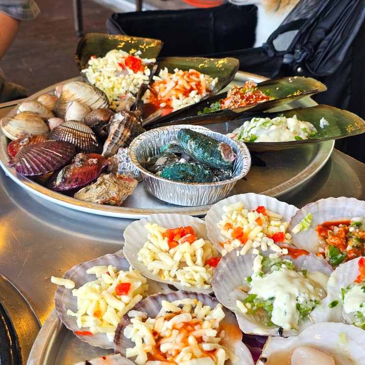  영종도 을왕리 맛집 마시안 해변 갯벌체험장 인천 조개구이 무한리필