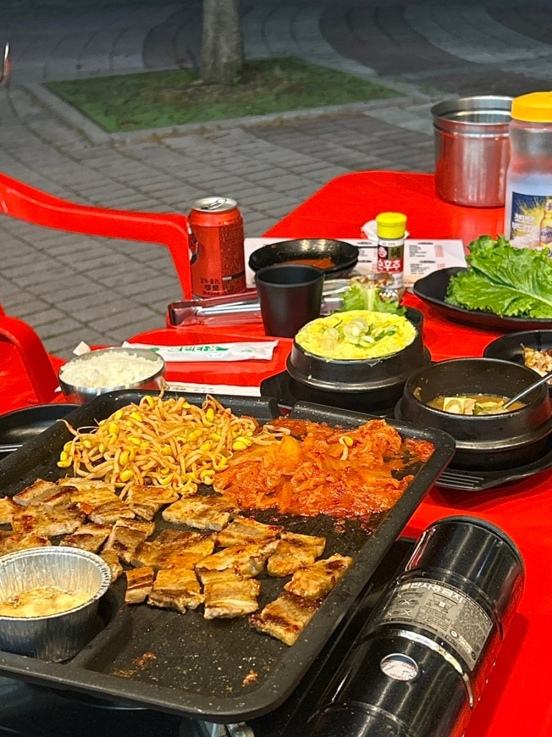 가산디지털단지 야장 삼겹살 가성비 한돈 대패삼겹살 맛집 돈우연