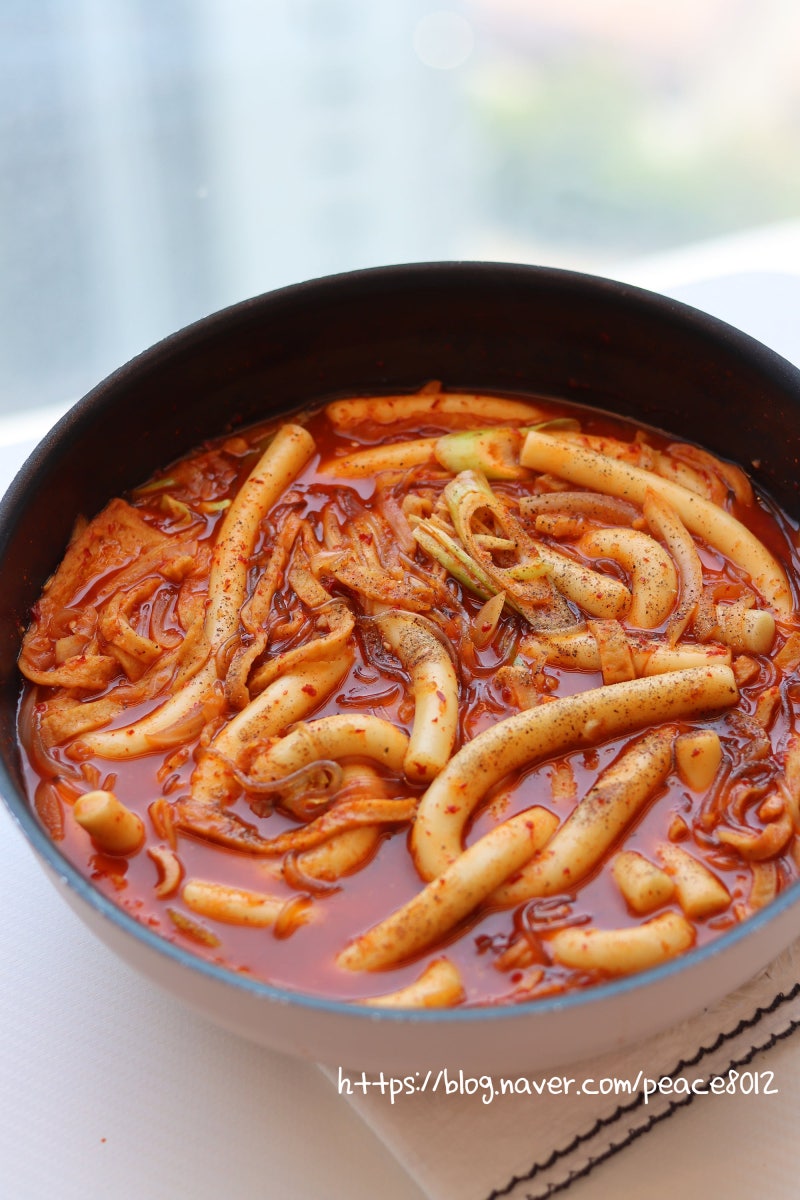 떡볶이 황금레시피 김신영 당면 떡볶이 레시피