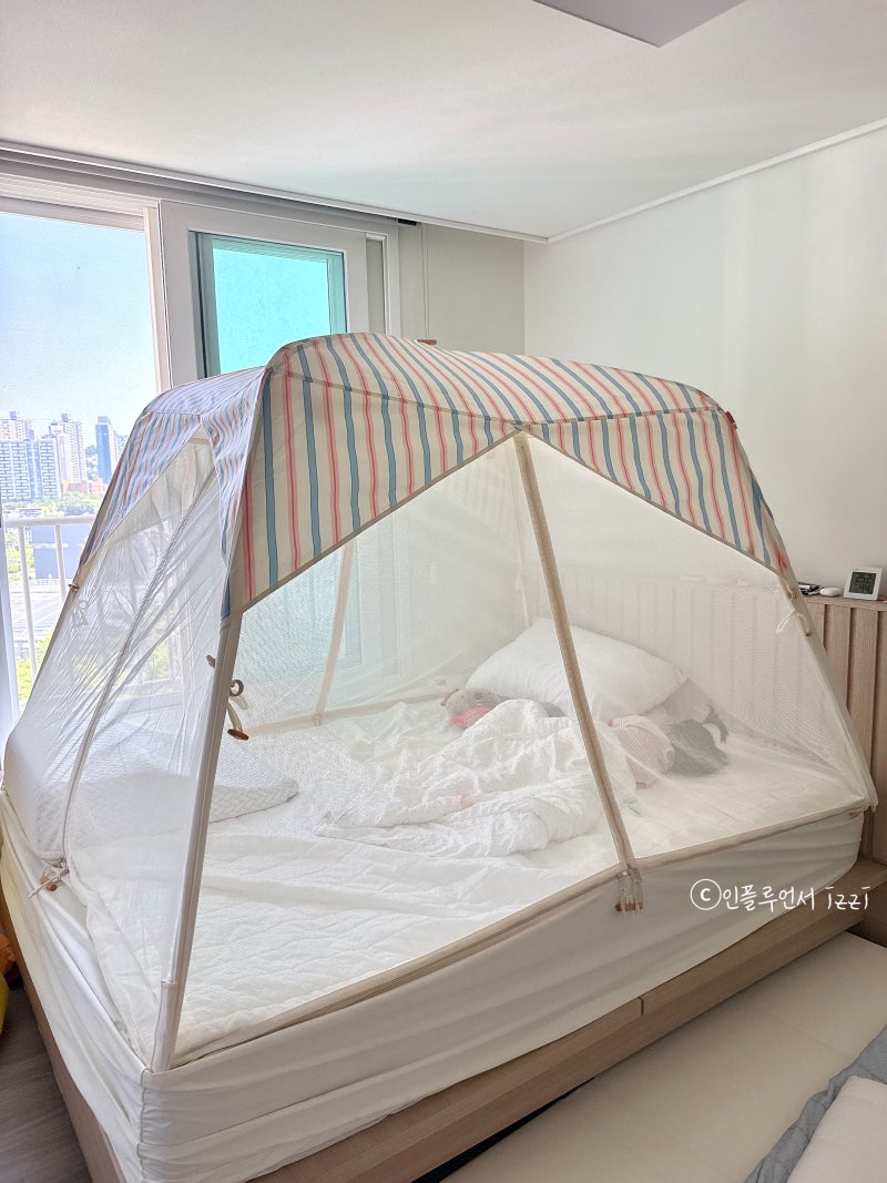 침대안전가드 마미룸 패밀리침대 아기 낙상방지 한달 사용후기