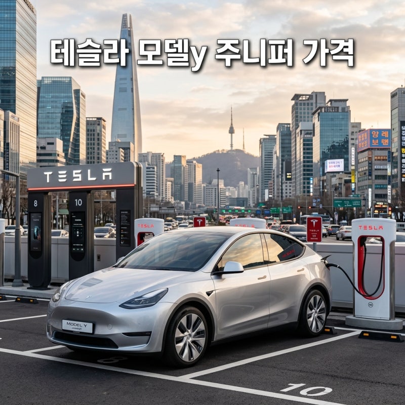 테슬라 모델y 주니퍼 롱레인지 보조금 및 장기렌트 가격 견적 비교