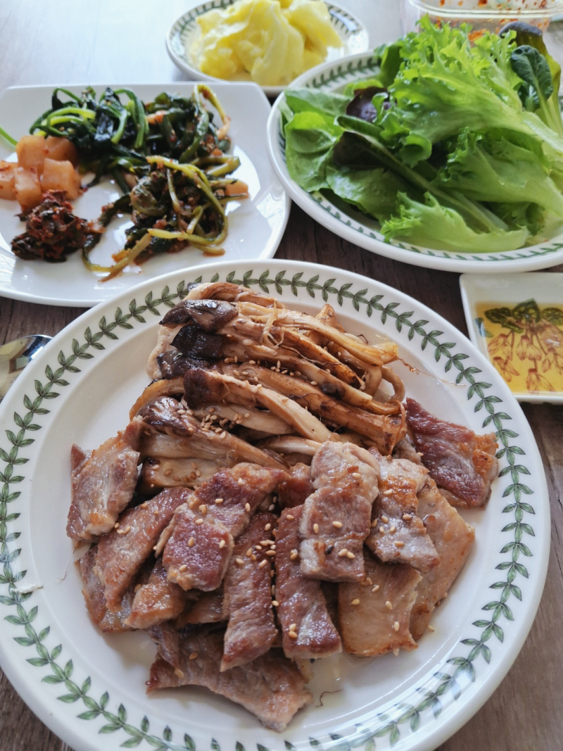 참송이버섯 구이 /소고기 보다 맛있다는 참송이구이 레시피/참송이 요리