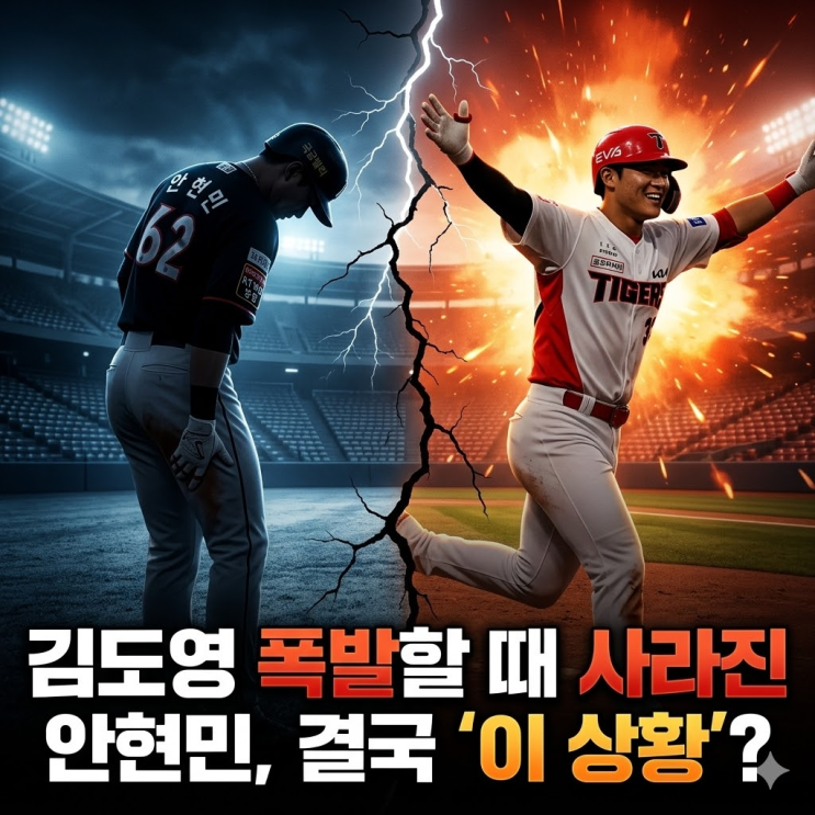  "김도영 잘 나가는데 안현민은 어디에?" KBO 천재 라이벌의 가혹한 운명,복귀 연기