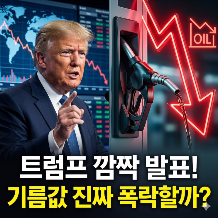  트럼프 이란 원유 제재 해제 검토! 국제 유가 하락 및 국내 기름값 인하 시기 총정리