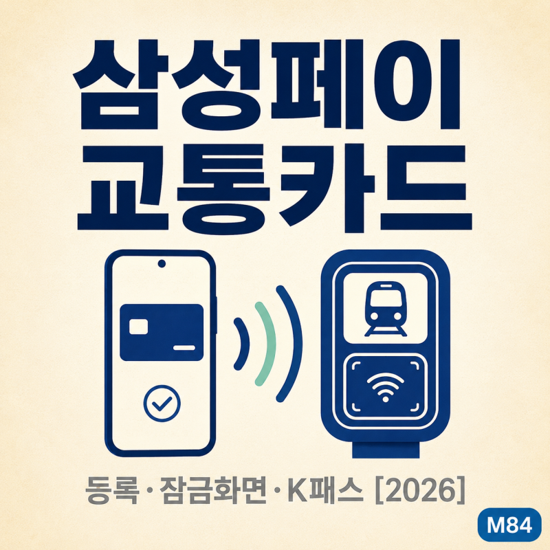 삼성페이 교통카드 완전 가이드 — 등록·충전·후불·K패스 결합까지 한 번에
