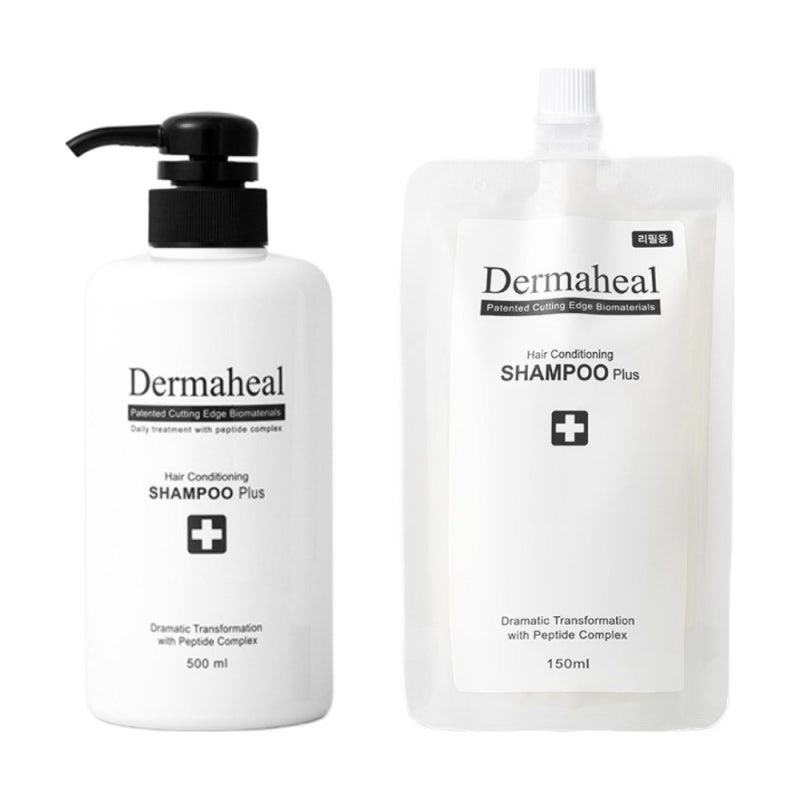 인기 많은 더마힐샴푸 [GIFT] 헤어 컨디셔닝 샴푸 500ml + 파우치150ml 실용적인 디자인