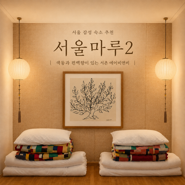  서울 감성 숙소 추천 색동과 편백향이 있는 서촌 에어비앤비
