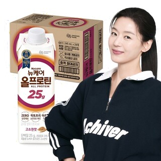  뉴케어 올프로틴 고소한맛 245mL 24팩 - 일상 속 단백질 충전 음료