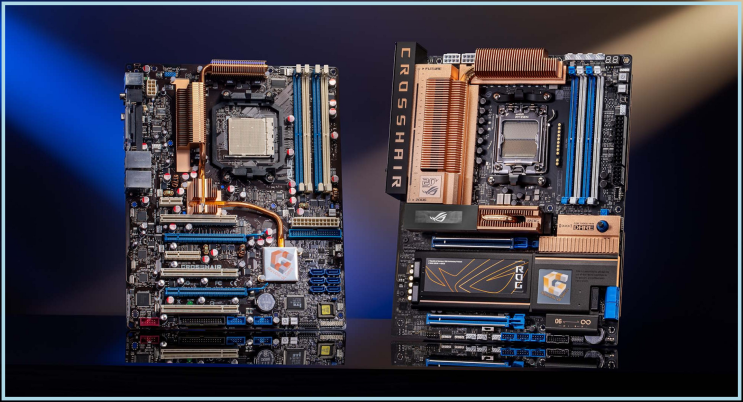  ASUS, ROG 20주년 기념 구리 소재 레트로 입힌 신형 Crosshair 메인보드 사양과 특징